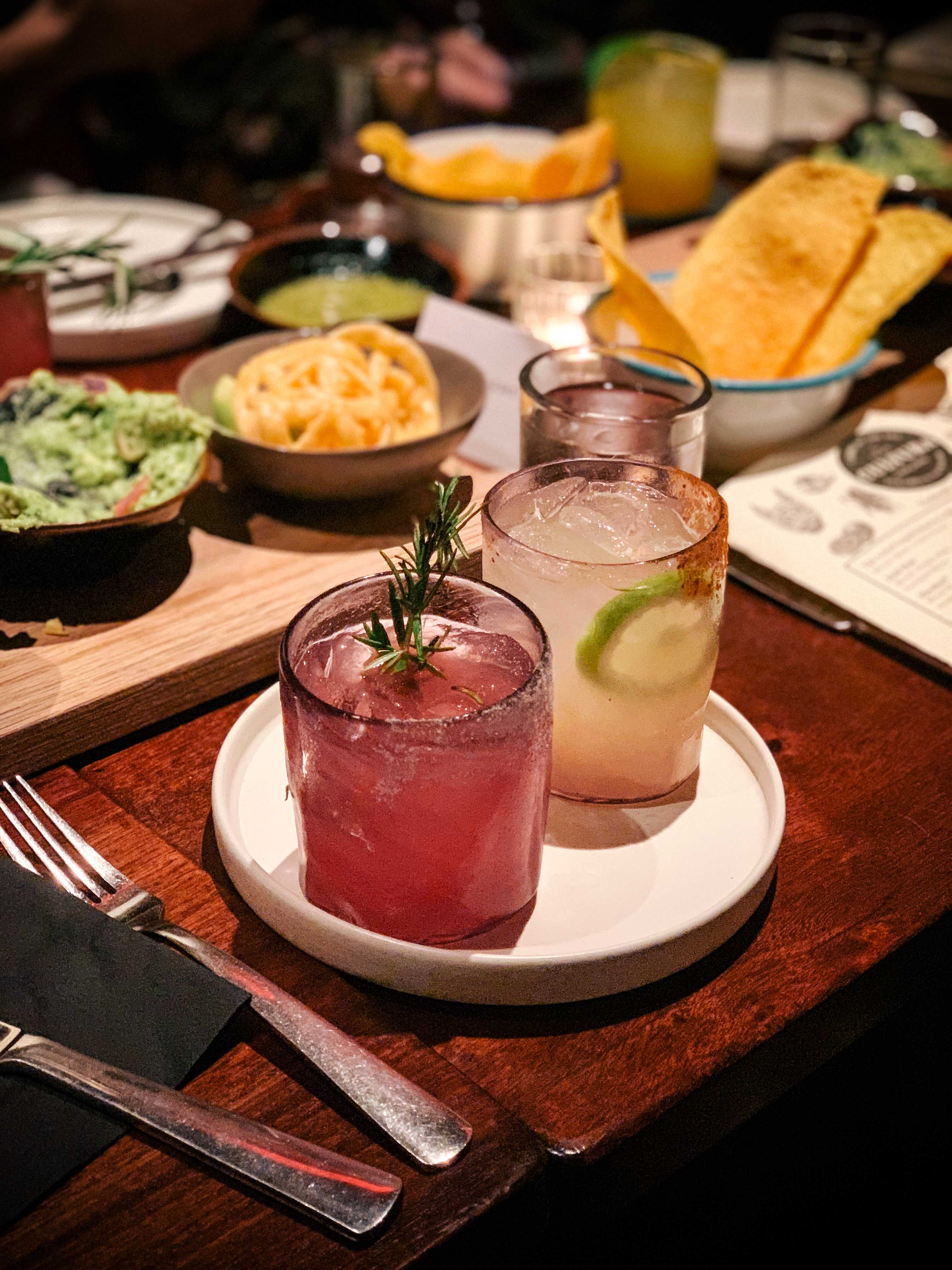 Mezcal cocktails at Cultura Carmel