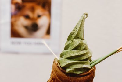 Matcha soft serve Uji Time