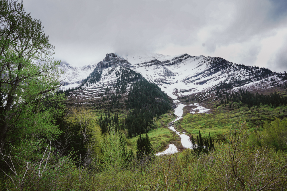 Mountains in Glacier National Park