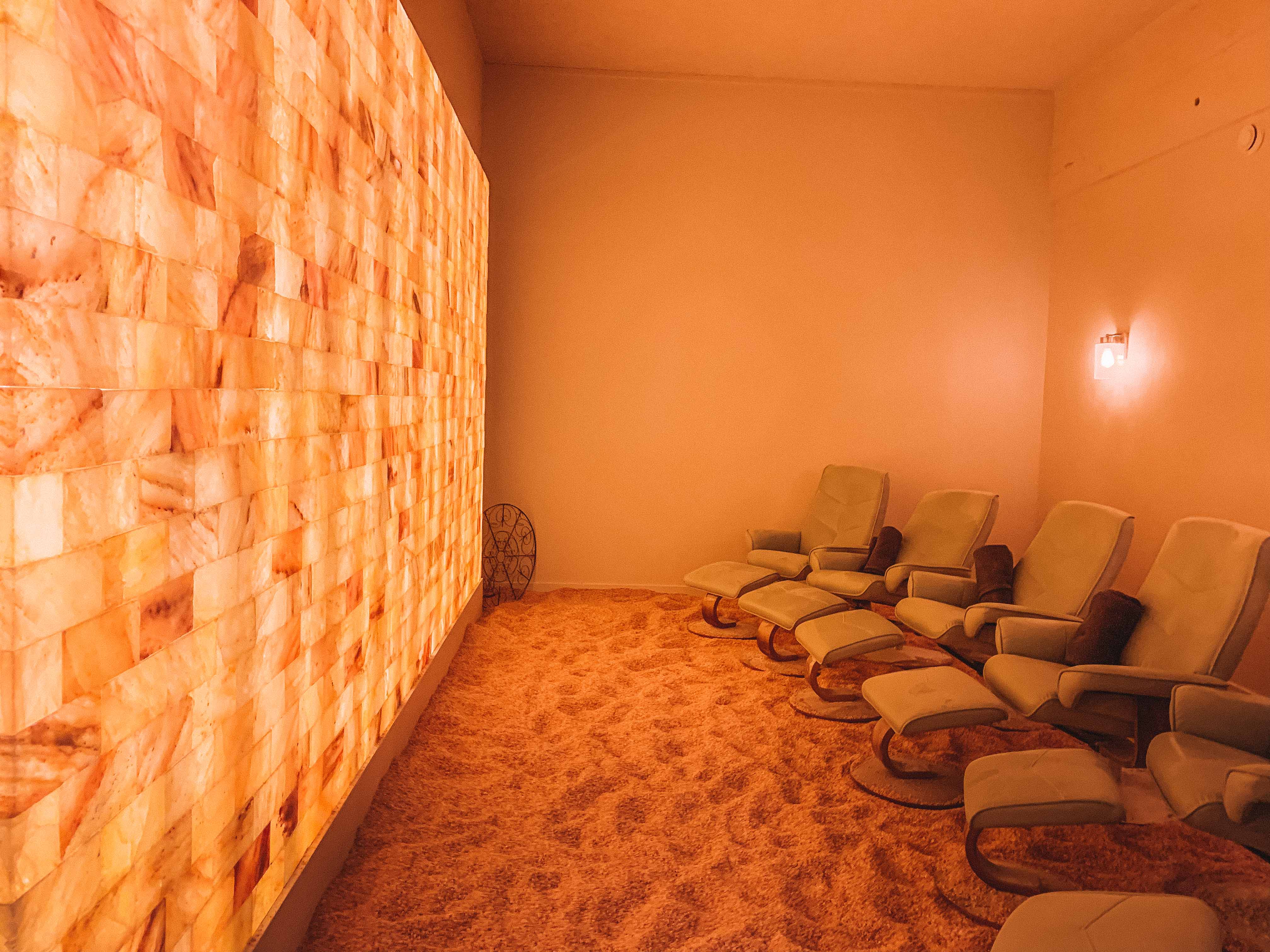 SaltBox Himalayan salt room in Whitefish