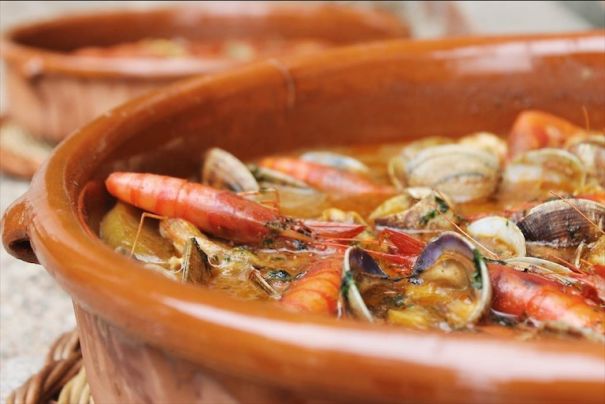 seafood in Costa Brava