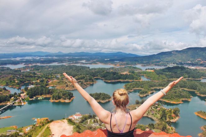 View of Guatape, Colombia