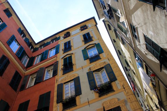 Tall buildings - Genoa, Italy