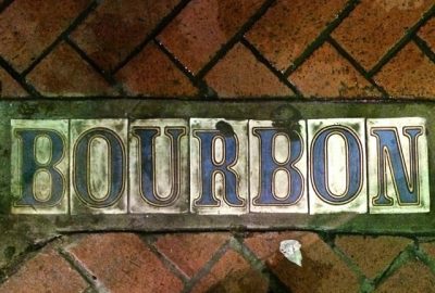 bourbon street sign