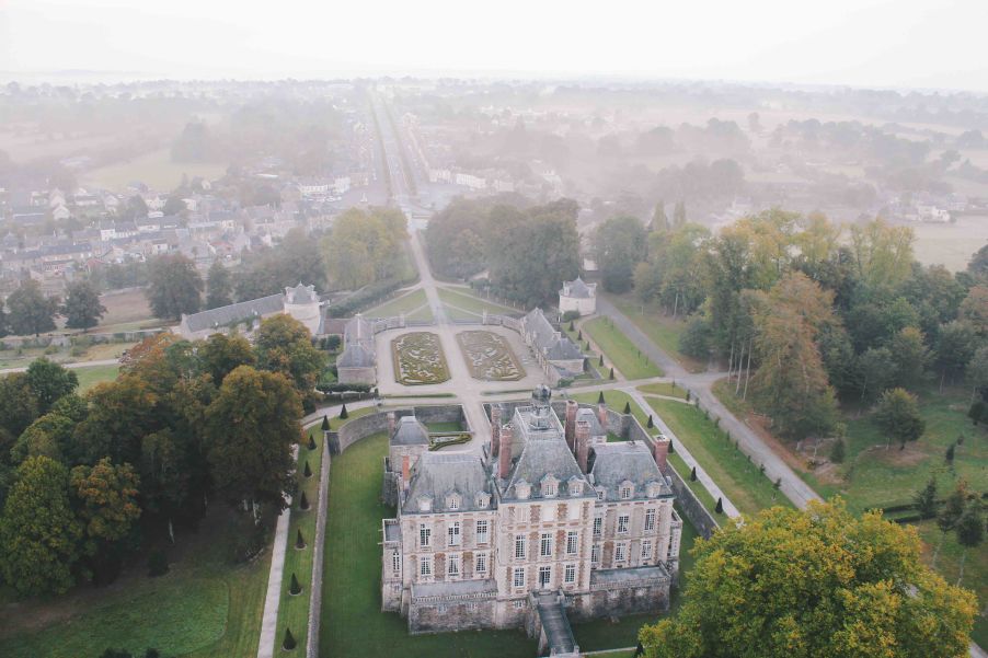 chateau balleroy hot air balloon